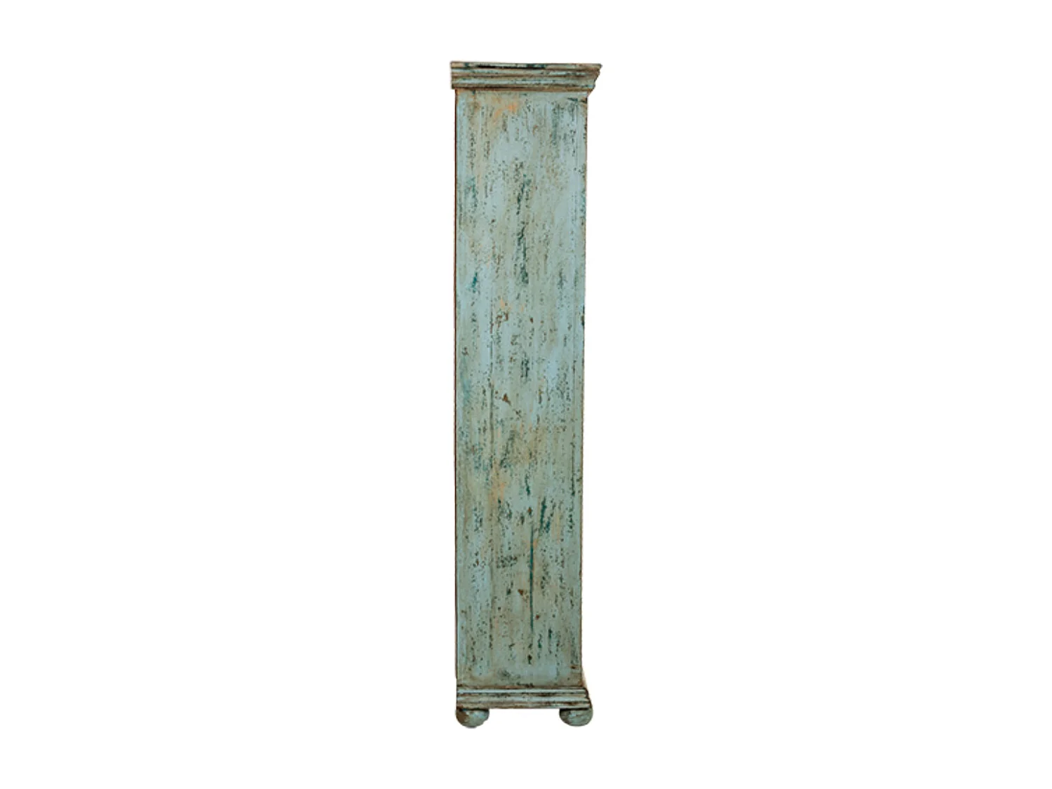 Libreria in legno blu 100x40x180