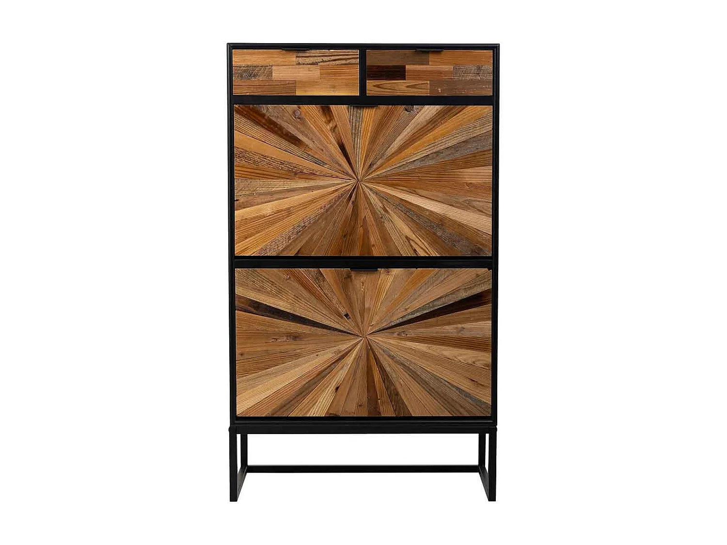 Scarpiera in legno marrone 70x30x120