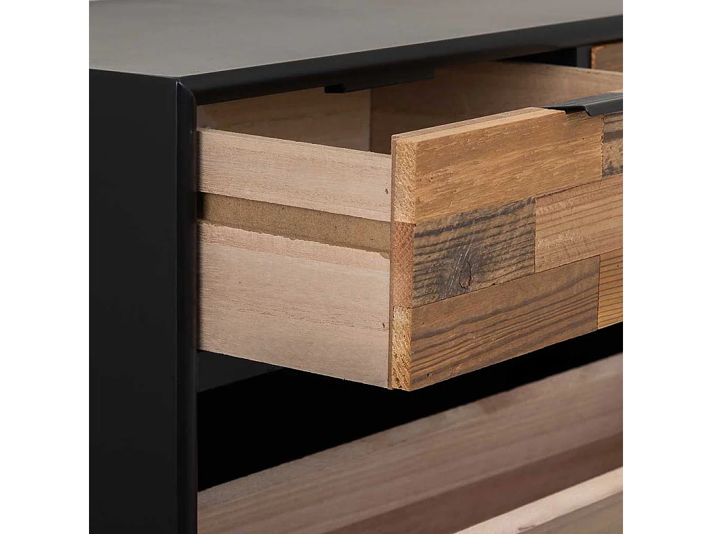 Scarpiera in legno marrone 70x30x120