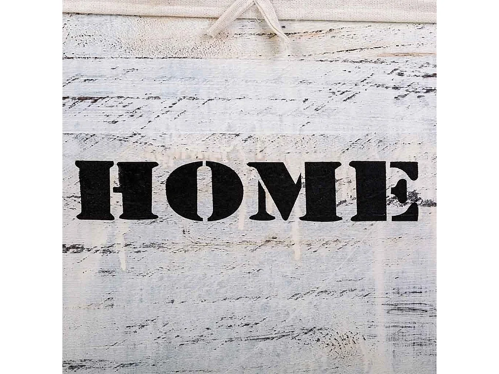 Set di 2 cesti per la biancheria in legno 40x30x54-34x26x47