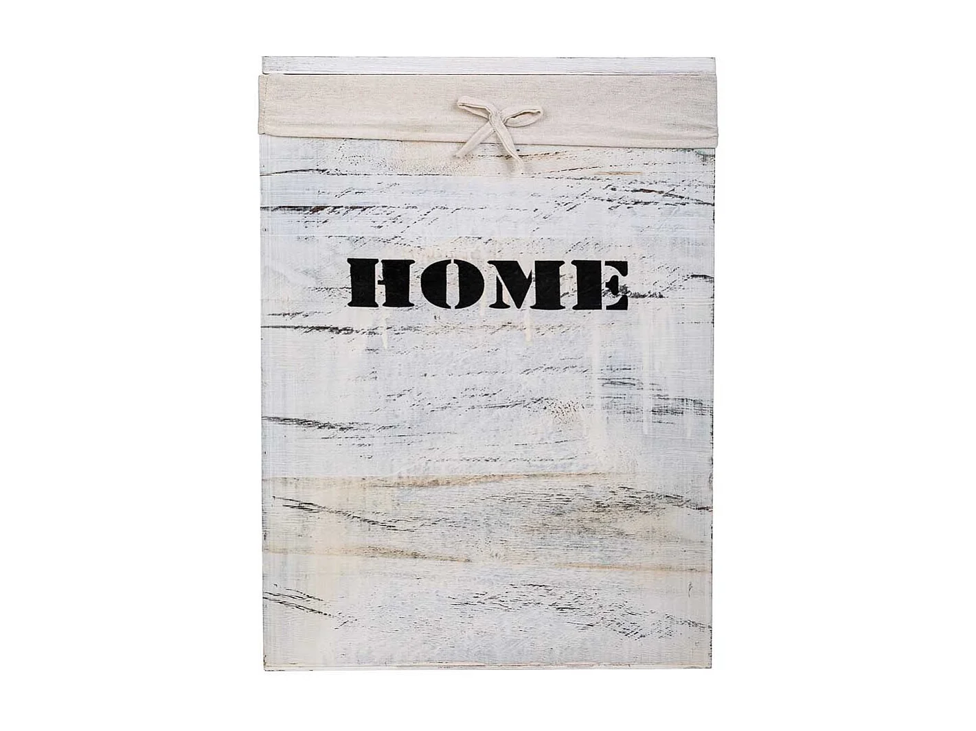 Set di 2 cesti per la biancheria in legno 40x30x54-34x26x47