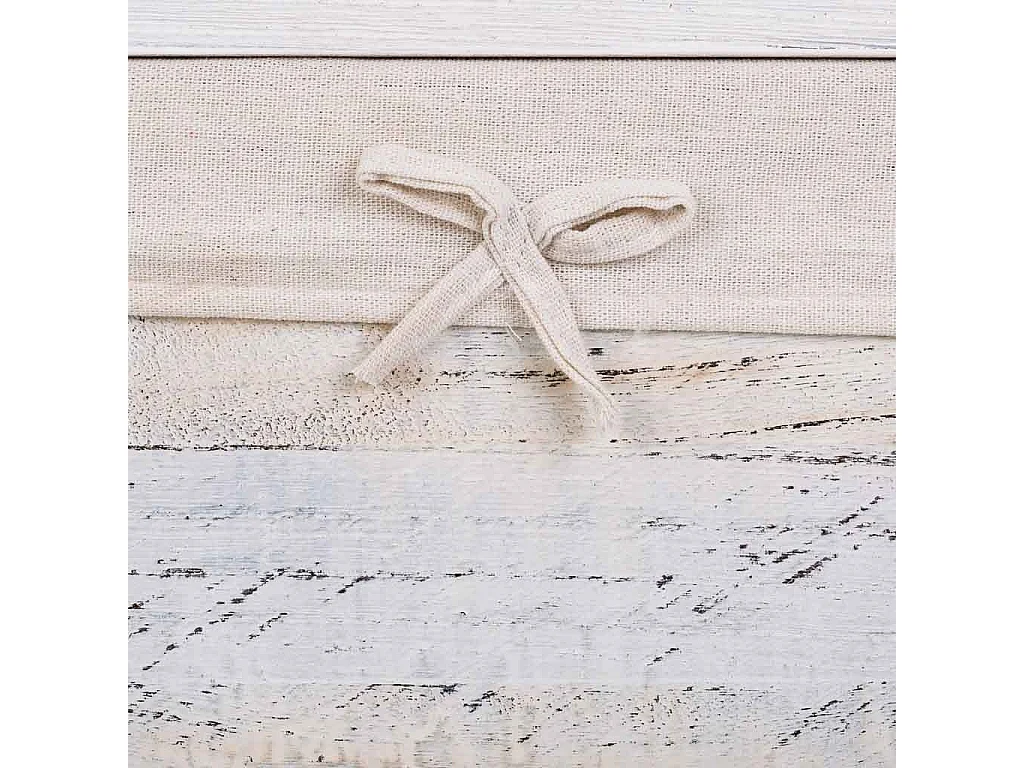 Set di 2 cesti per la biancheria in legno 40x30x54-34x26x47