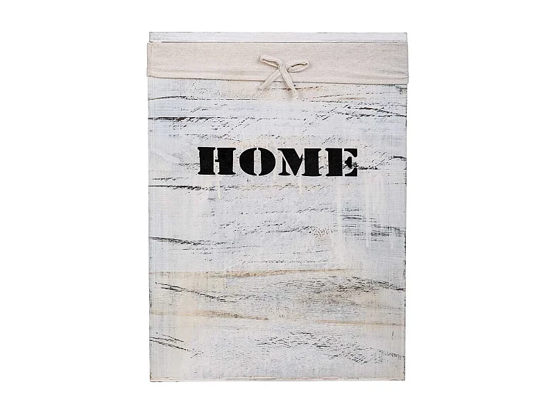 Set mit 2 Wäschekörben aus Holz 40x30x54-34x26x47