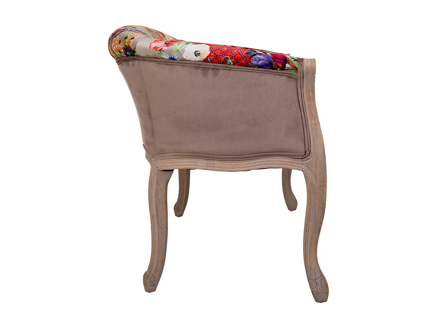 Divano in legno imbottito 107x61x70h cm