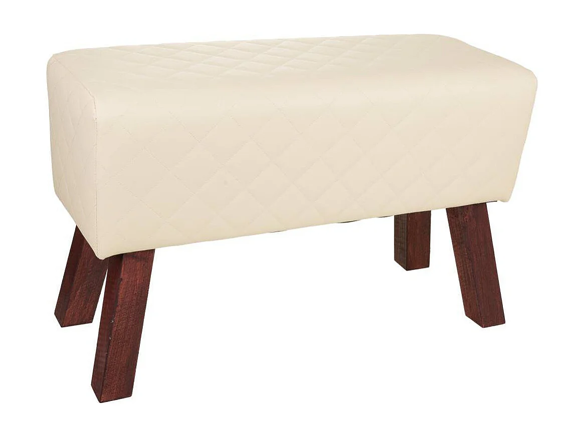 Tabouret en métal gris 35 x 35 x 46 cm