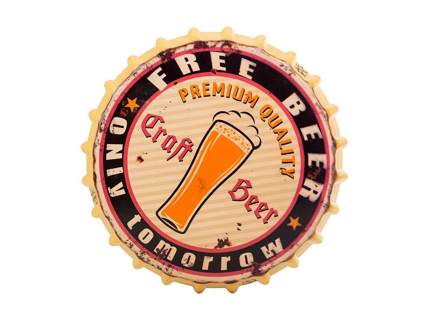 Tabouret en métal multicolore 35x35x46