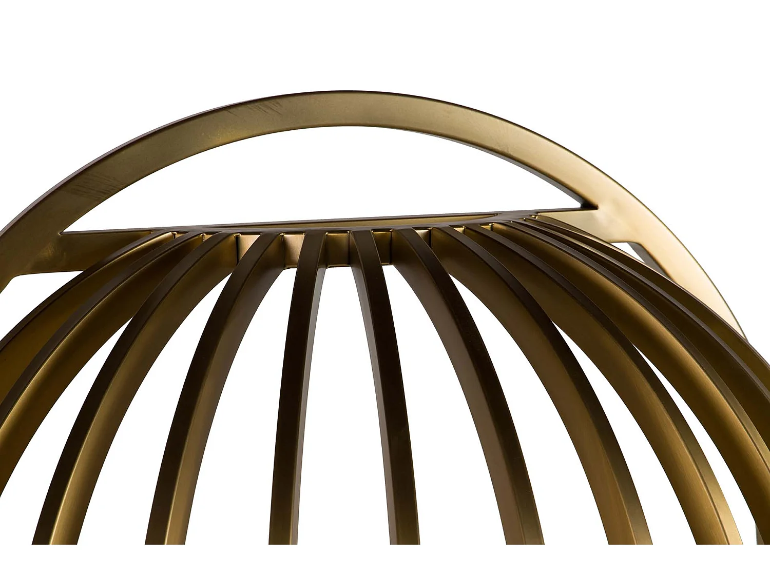 Gelber Metallhocker 35 x 35 x 46 cm