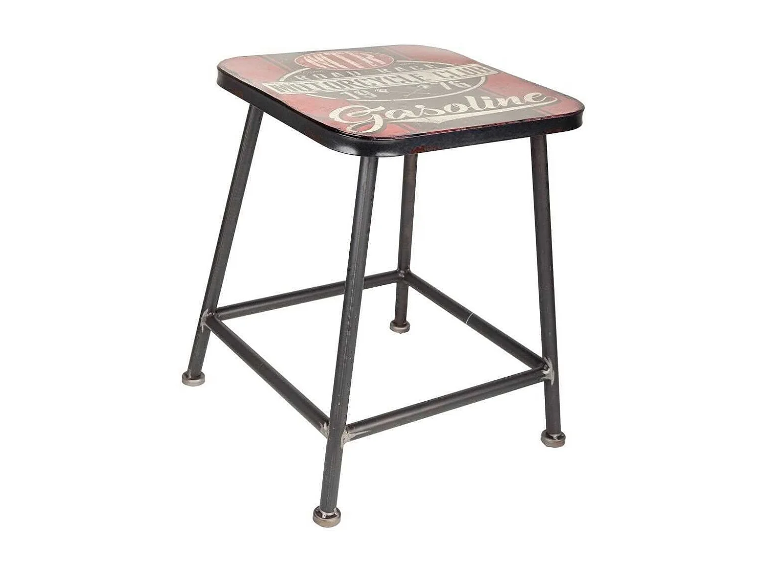 Gestoffeerde kruk met unieke stijl en comfort