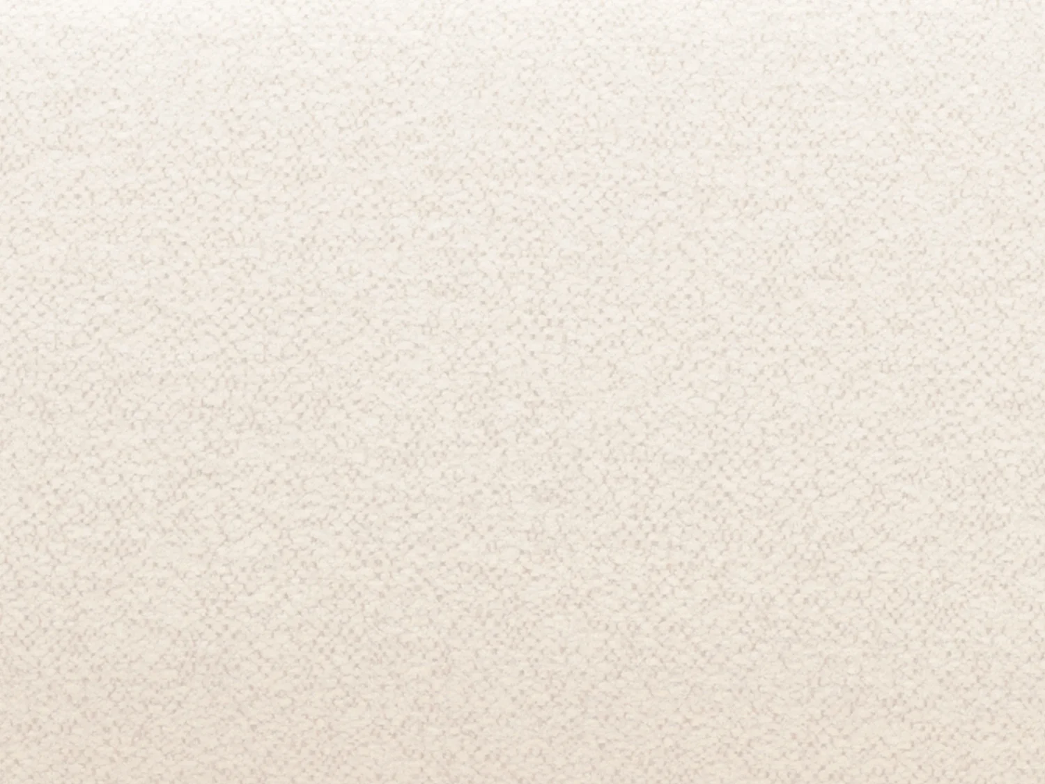 Canapé 4 places convertible en tissu texturé crème DAVISO