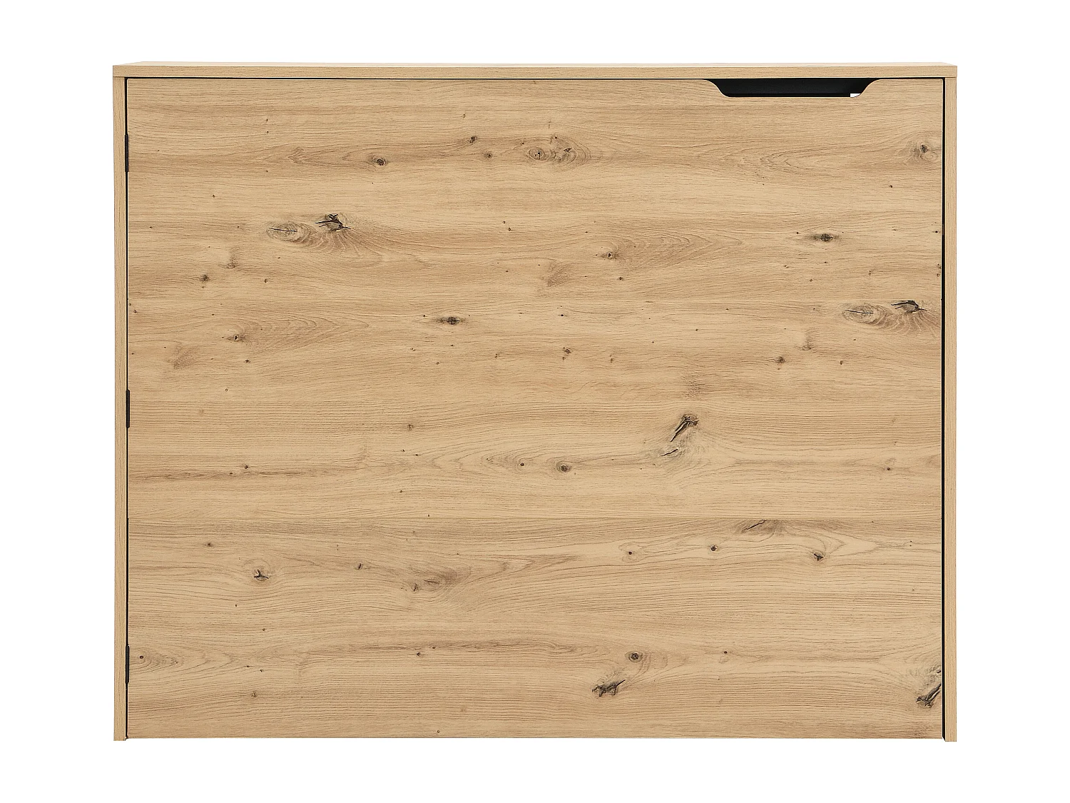 Bureau d'angle escamotable - MDF - Coloris : Naturel - RELIMY