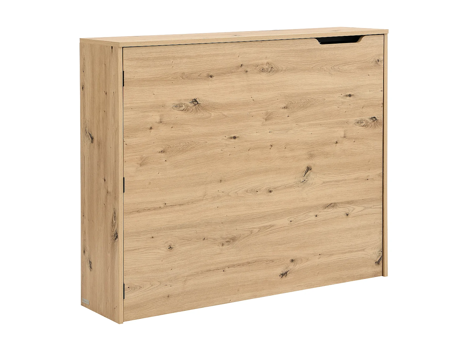 Bureau d'angle escamotable - MDF - Coloris : Naturel - RELIMY