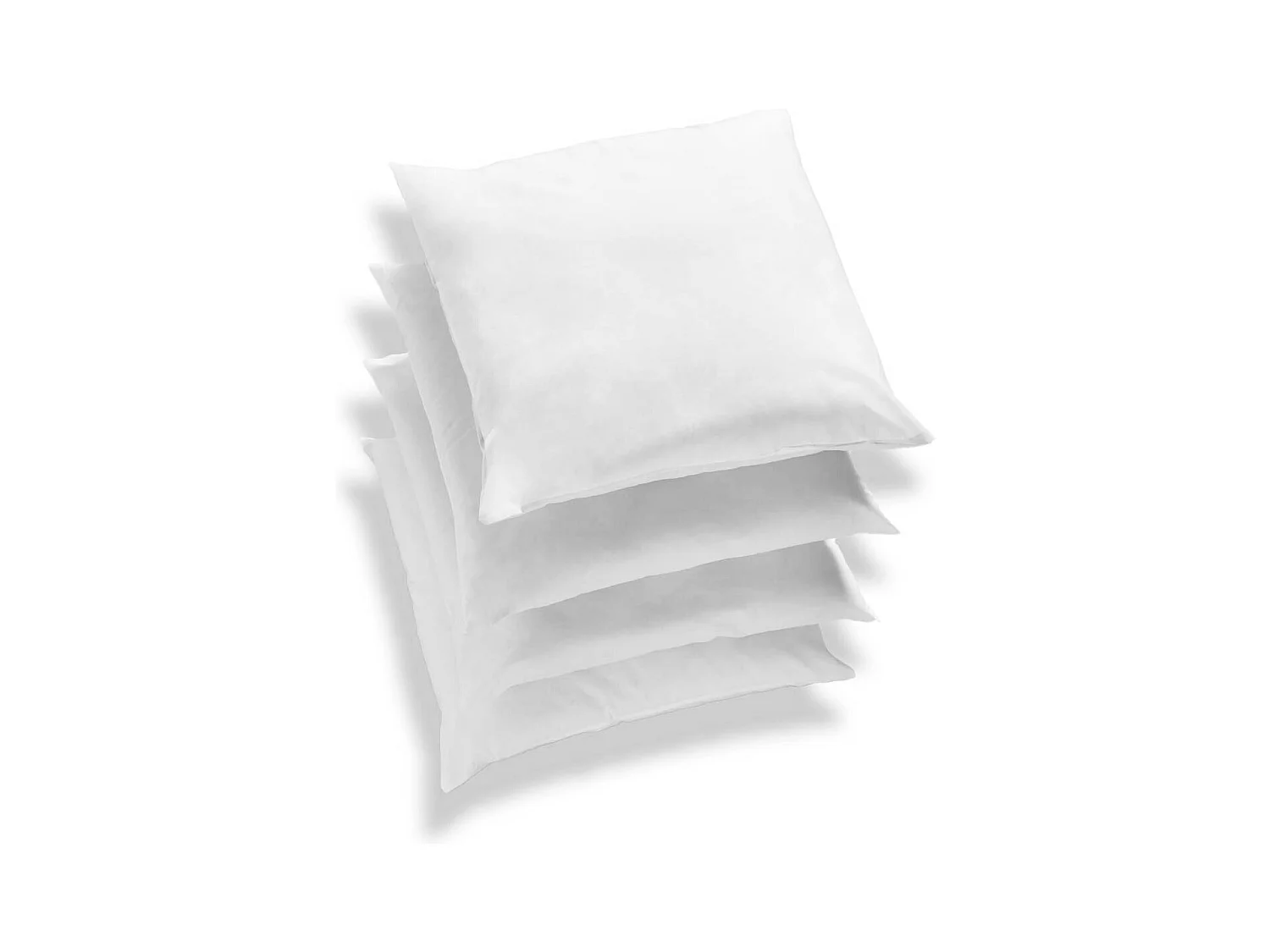 Lot de 4 oreillers moelleux Anti-acariens 60x60cm