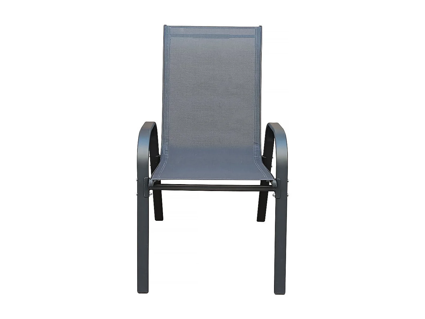 Fauteuil jardin textilène "Cordoba" - Phoenix - Lot de 2 - Anthracite