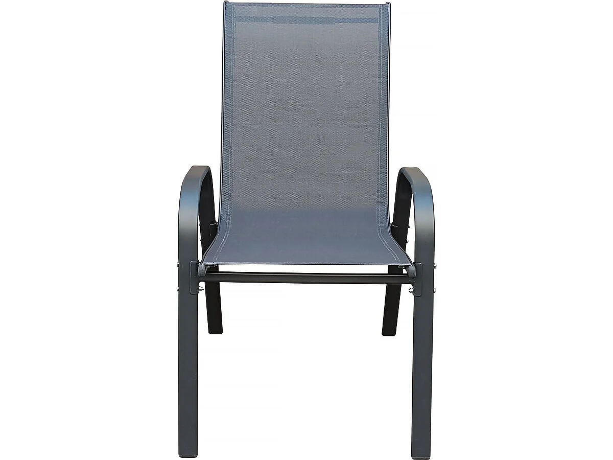 Silla de jardín "Cordoba" de textilene - Phoenix - Juego de 2 - Antracita