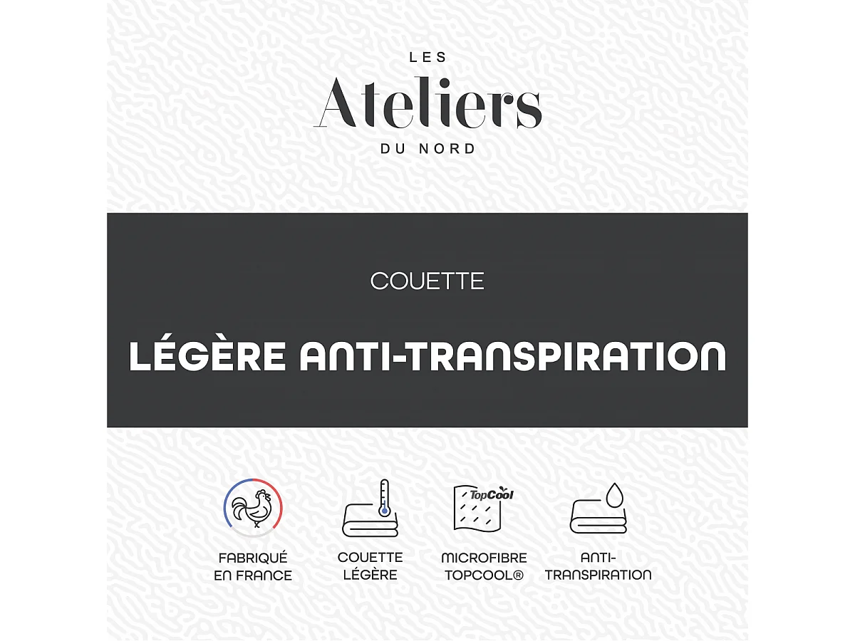 Couette Légère et Anti-transpiration 240x260cm