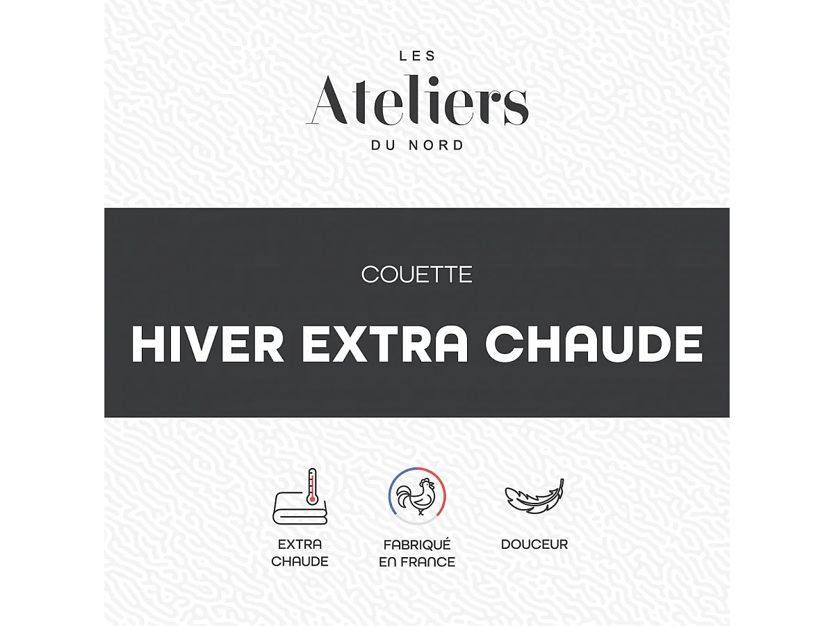 Couette Hiver - Extra Chaude 200x200cm