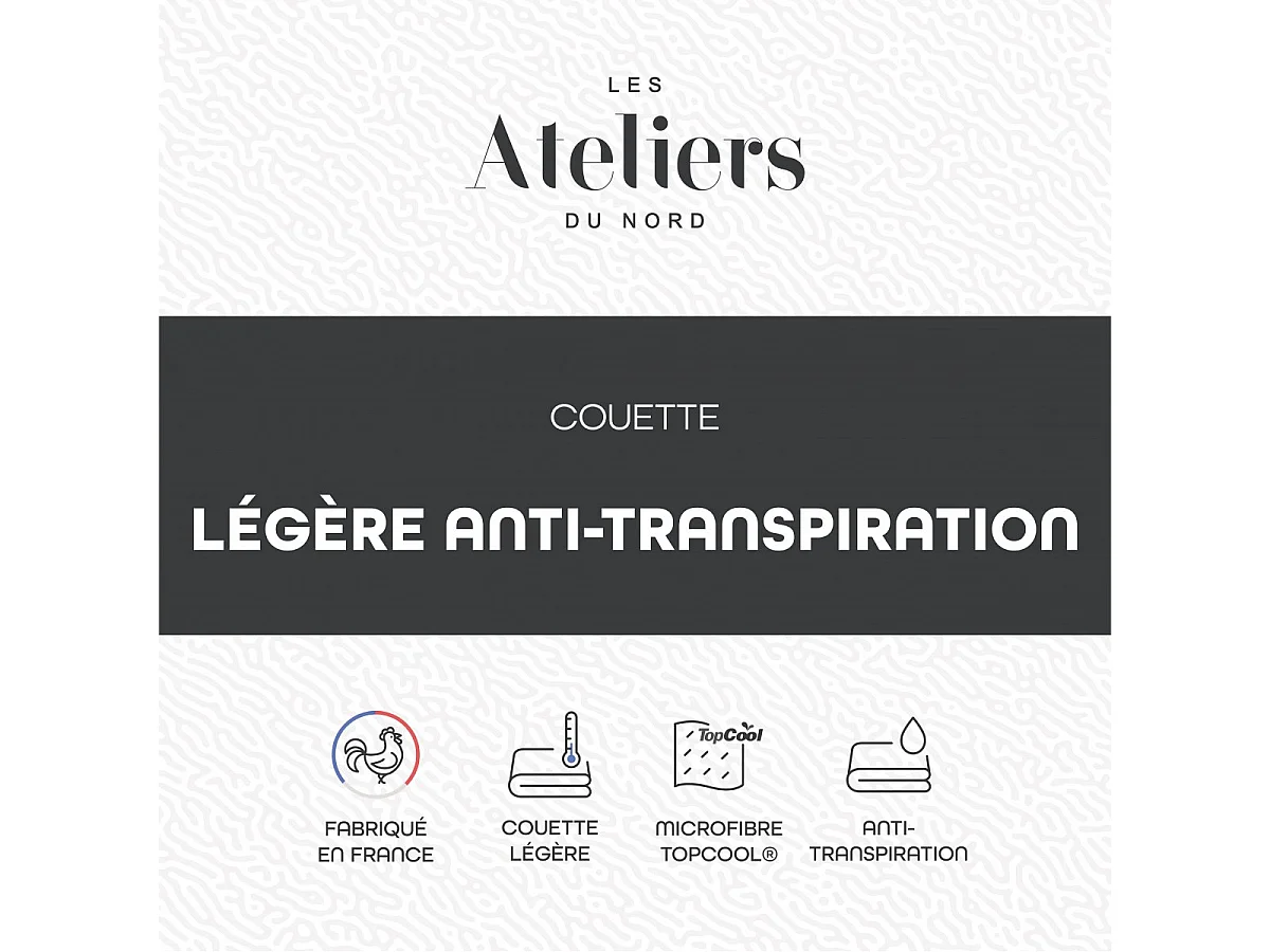 Couette Légère et Anti-transpiration 140x200cm