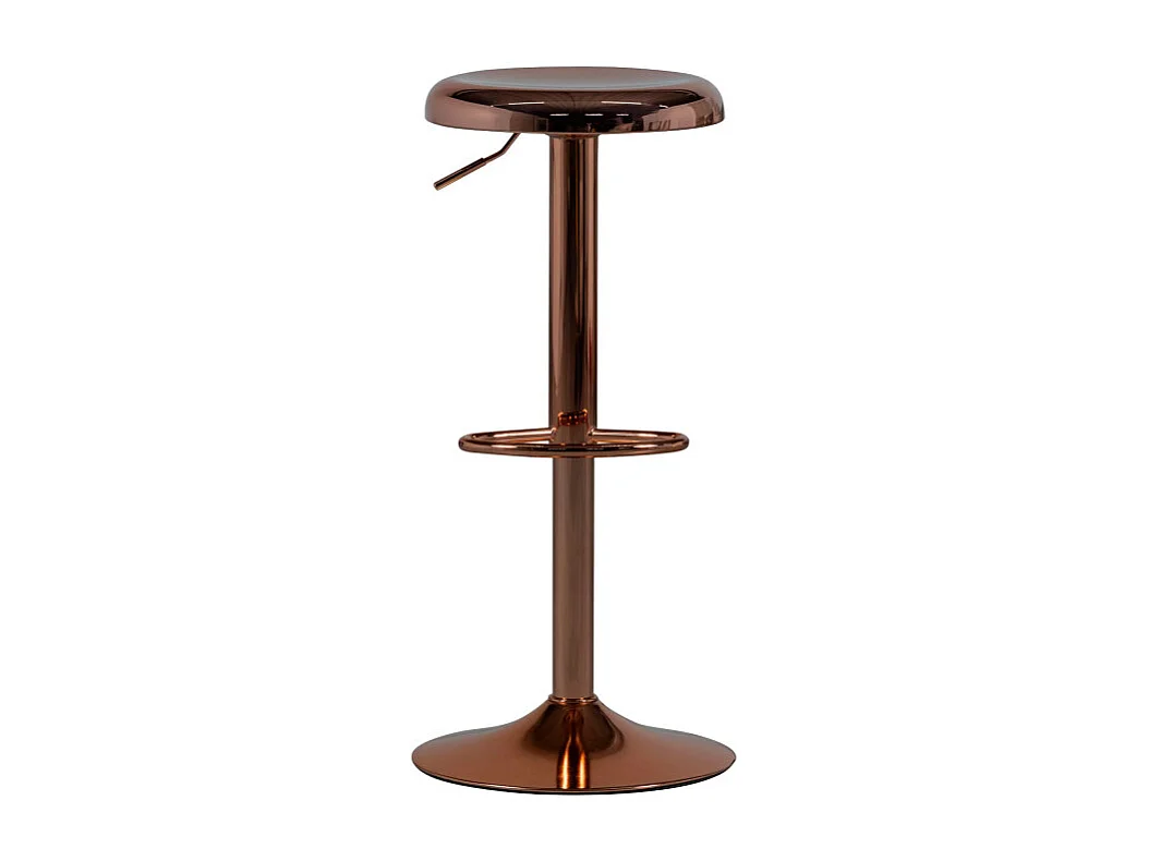 Isaac - Tabouret de bar réglable en métal H61-81cm - Cuivre