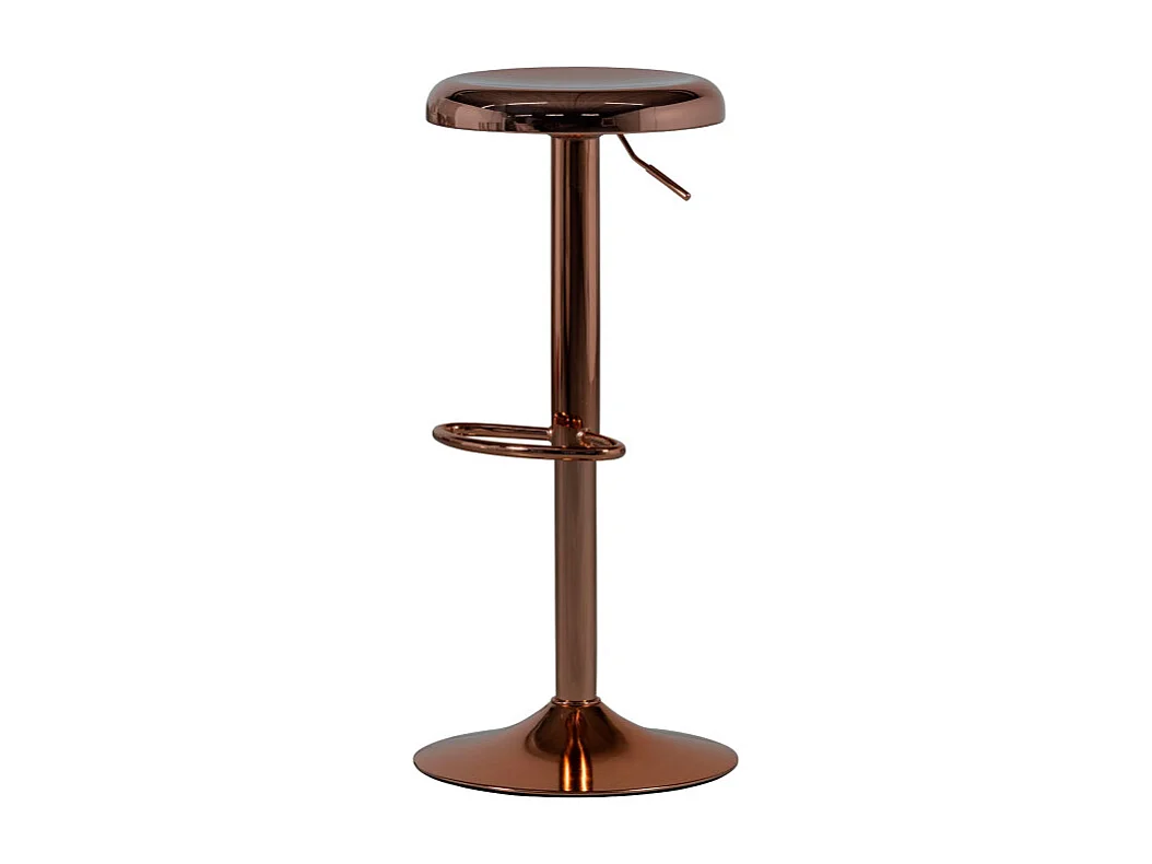 Isaac - Tabouret de bar réglable en métal H61-81cm - Cuivre