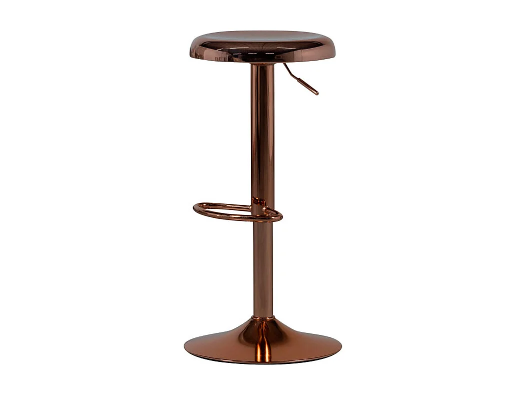 Isaac - Tabouret de bar réglable en métal H61-81cm - Cuivre