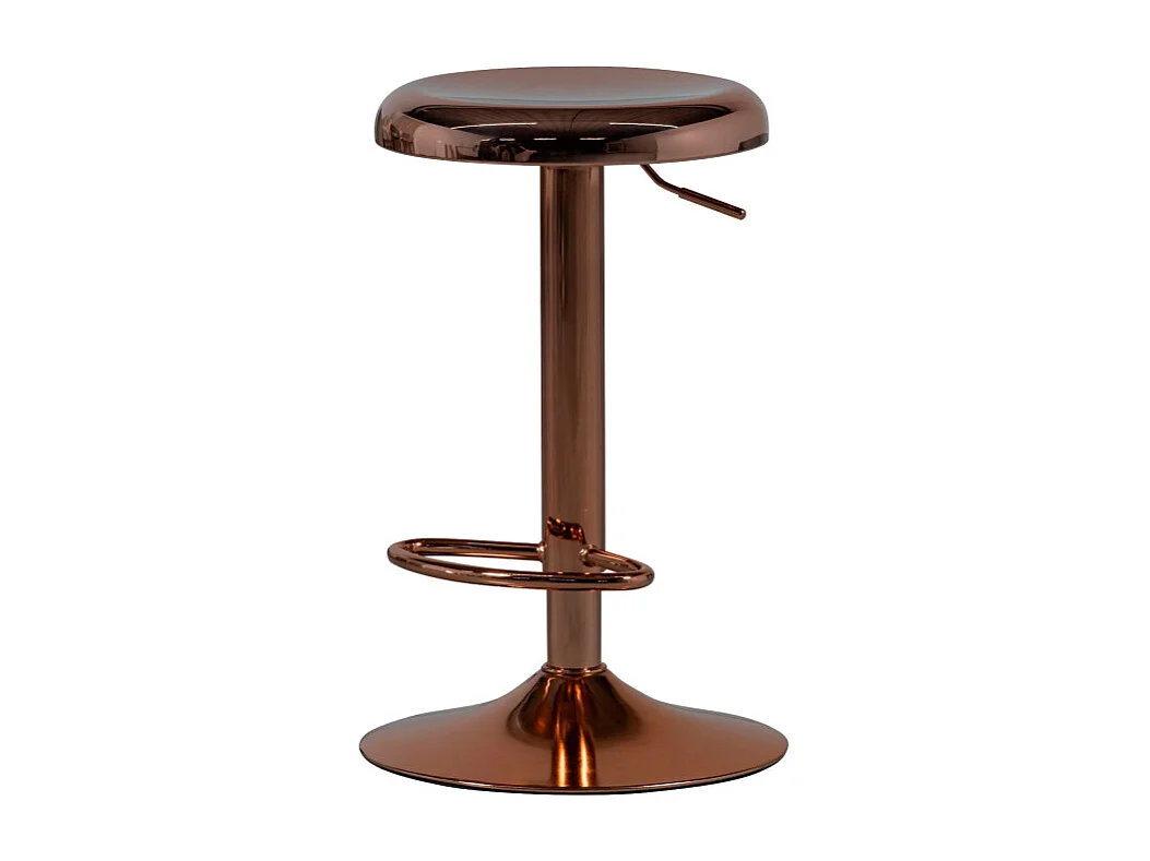 Isaac - Tabouret de bar réglable en métal H61-81cm - Cuivre