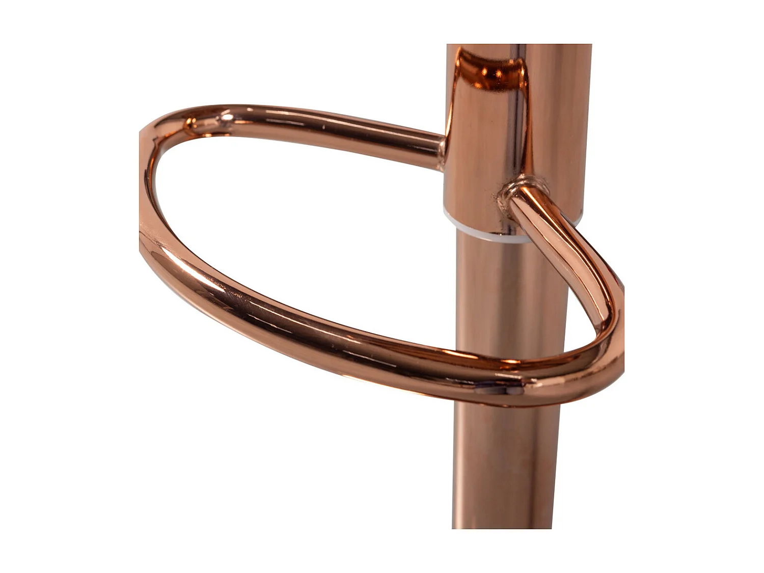 Isaac - Tabouret de bar réglable en métal H61-81cm - Cuivre