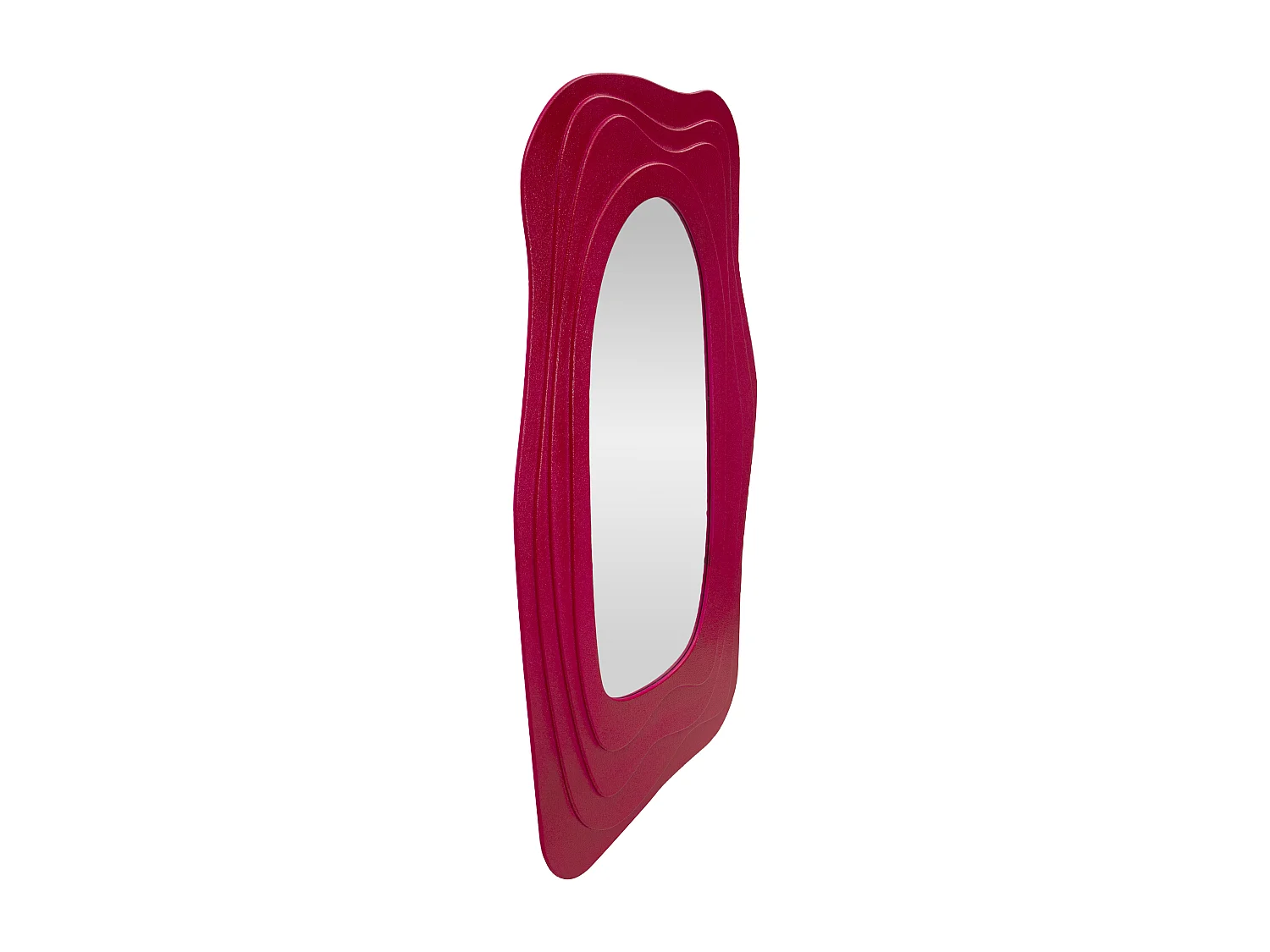 Specchio da parete fucsia cm 90x4x165