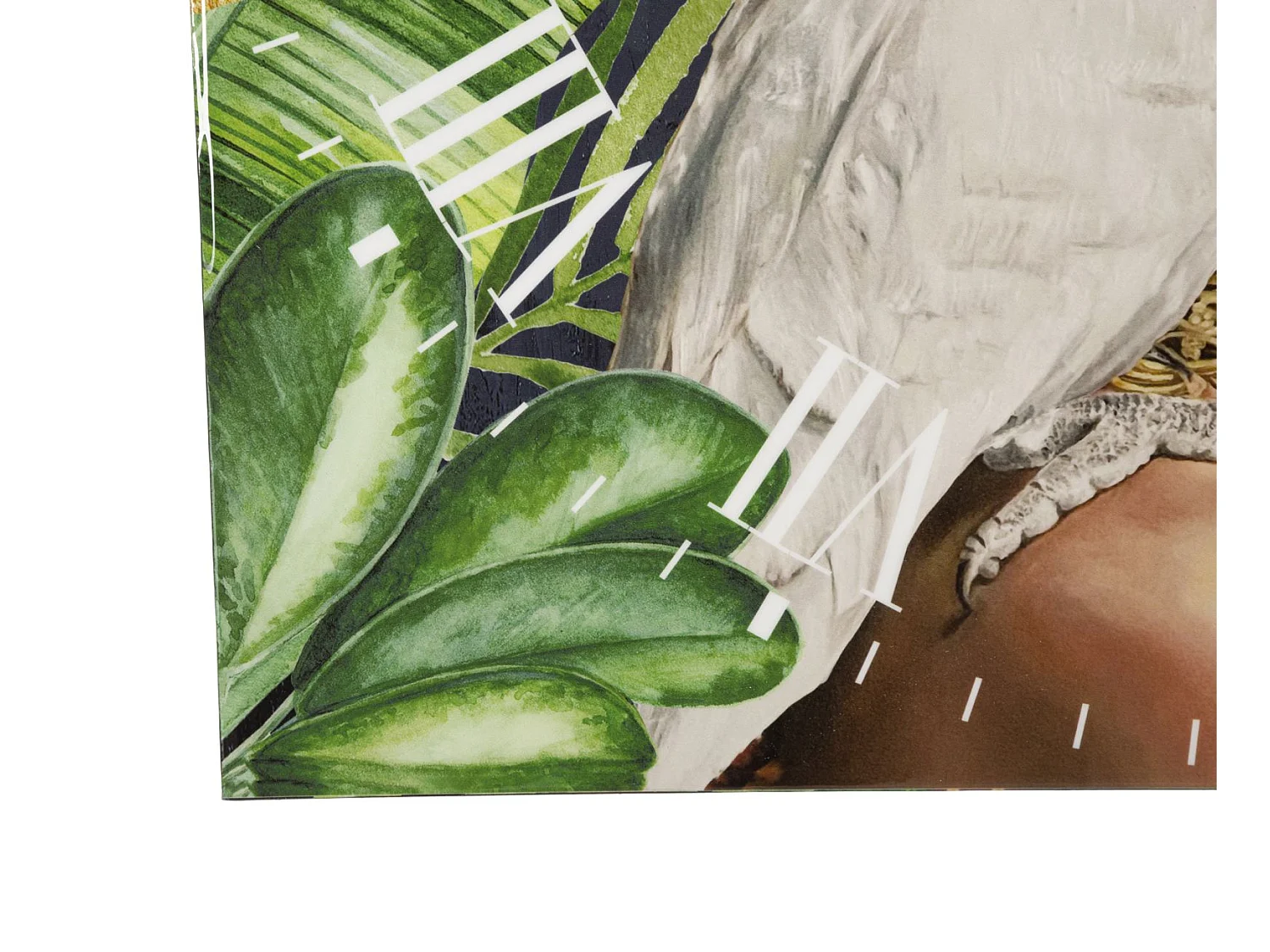 Orologio da parete multicolore cm 60x4,5x60.