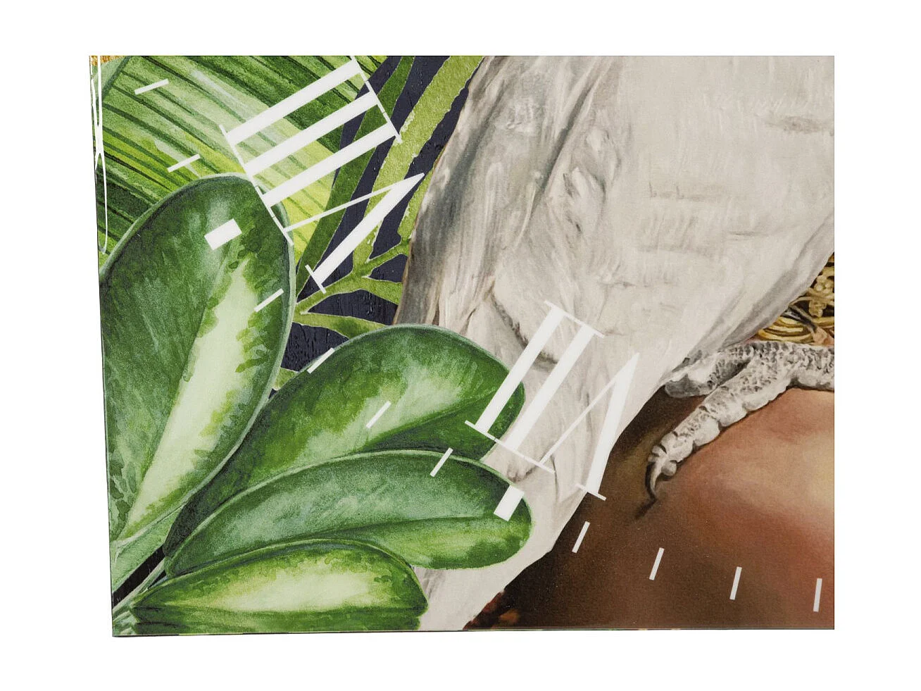 Horloge Murale Déco "Kloe" 60cm Multicolore