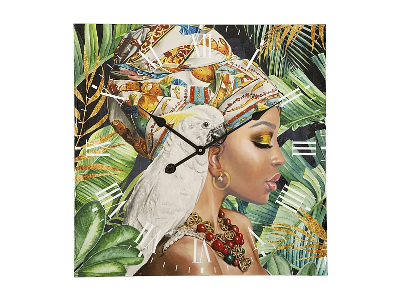 Orologio da parete multicolore cm 60x4,5x60.