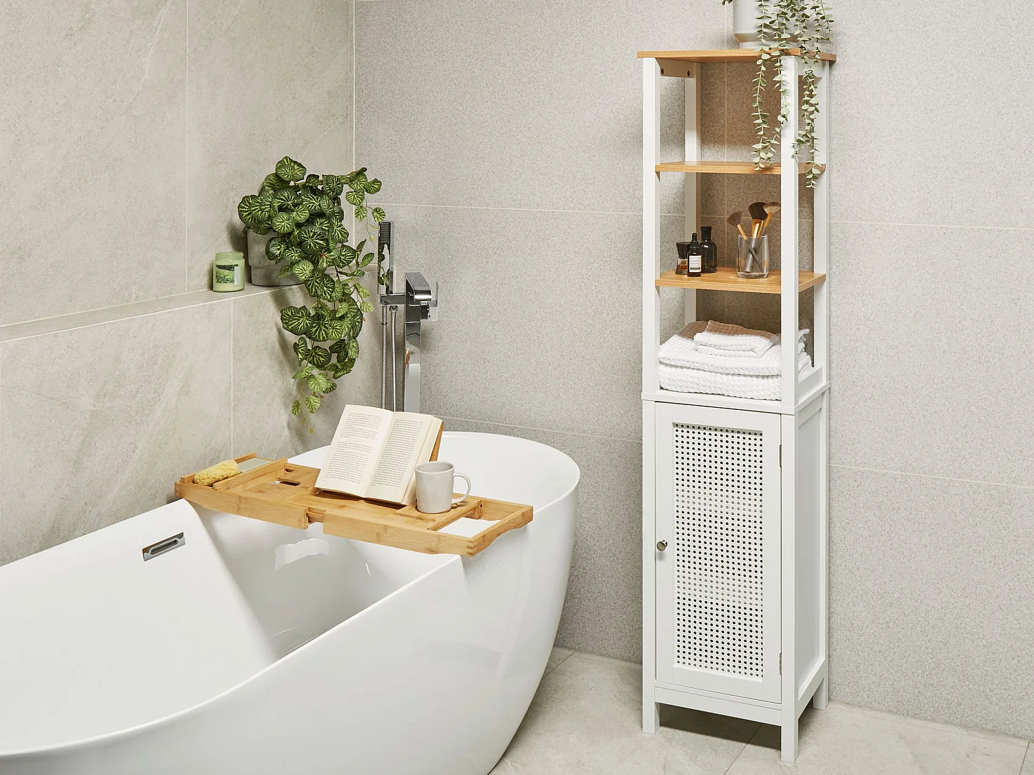 Meuble haut ALAMOS 40 cm Blanc