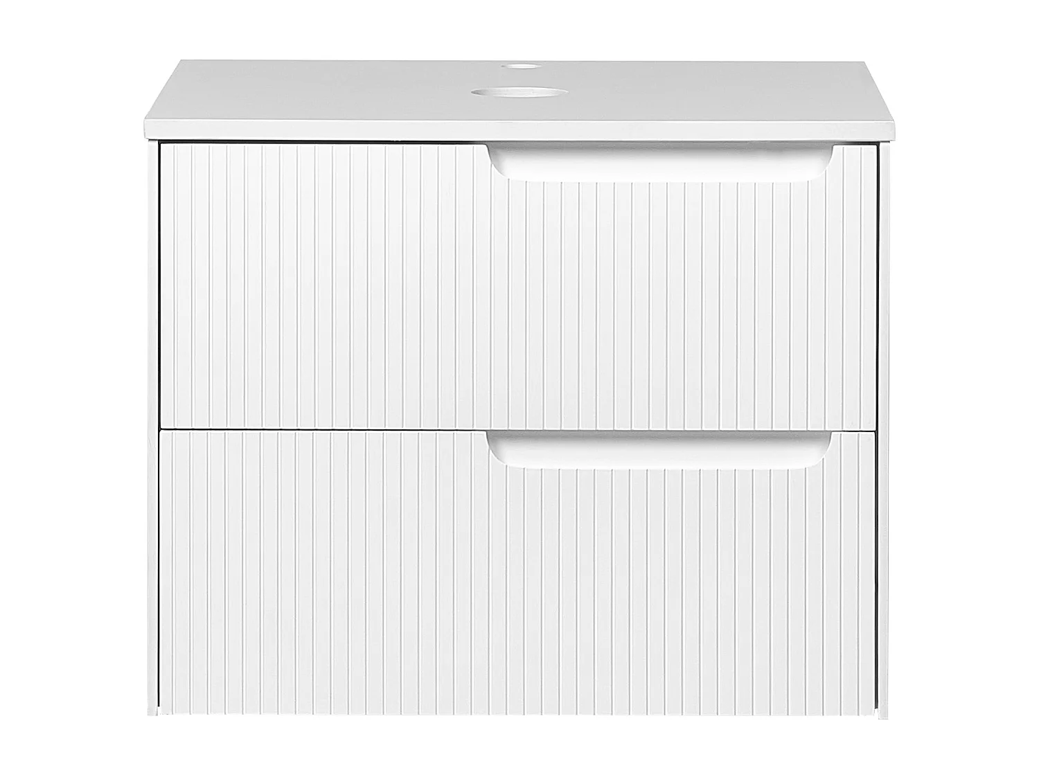 Wisząca szafka pod umywalkę QUINTELA 60 cm Biały