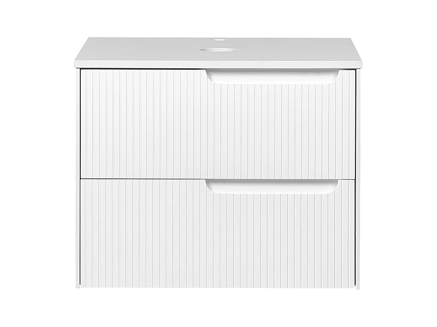 Wisząca szafka pod umywalkę QUINTELA 60 cm Biały