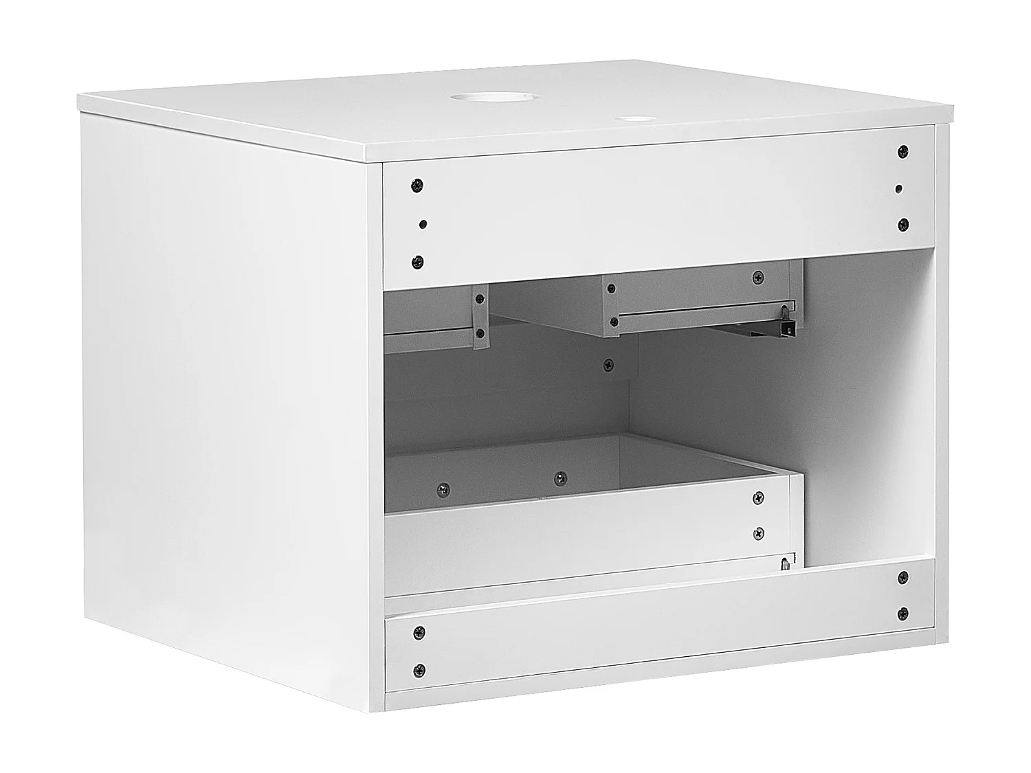 Meuble lavabo mural QUINTELA 60 cm Blanc