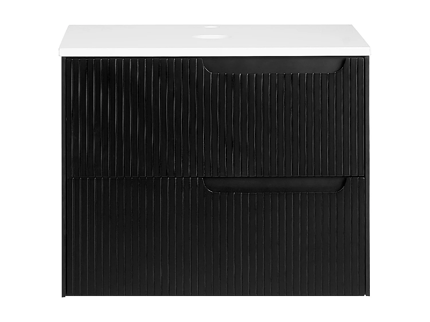 Wisząca szafka pod umywalkę QUINTELA 60 cm Czarny