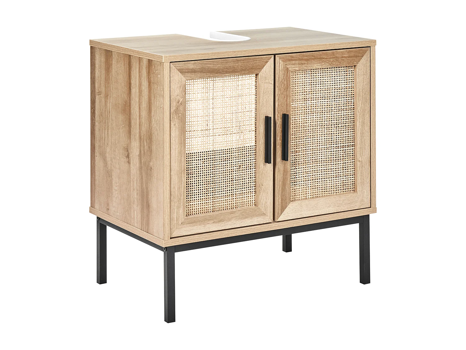 Meuble-lavabo ROSELL 60 cm Marron clair