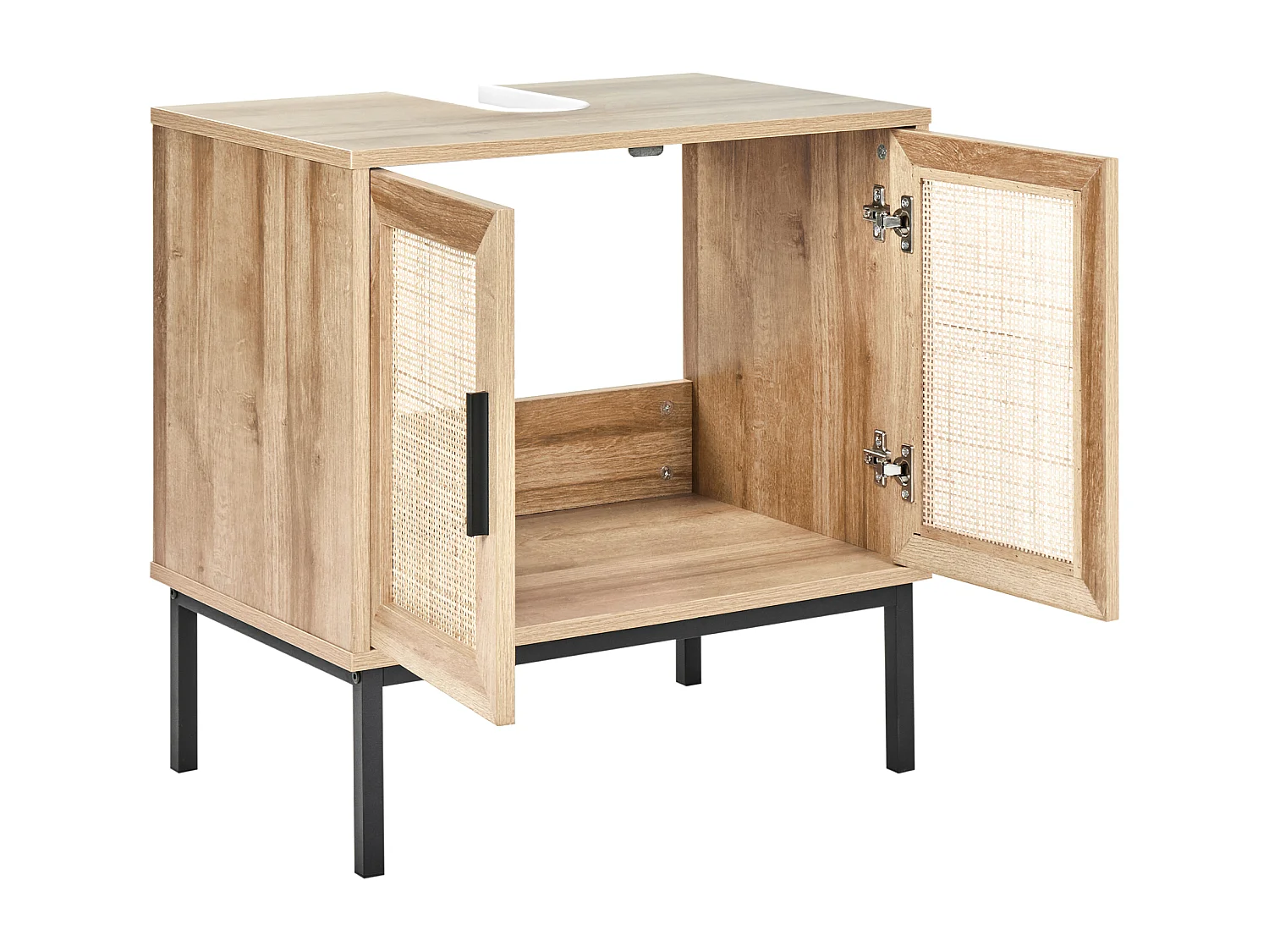 Meuble-lavabo ROSELL 60 cm Marron clair