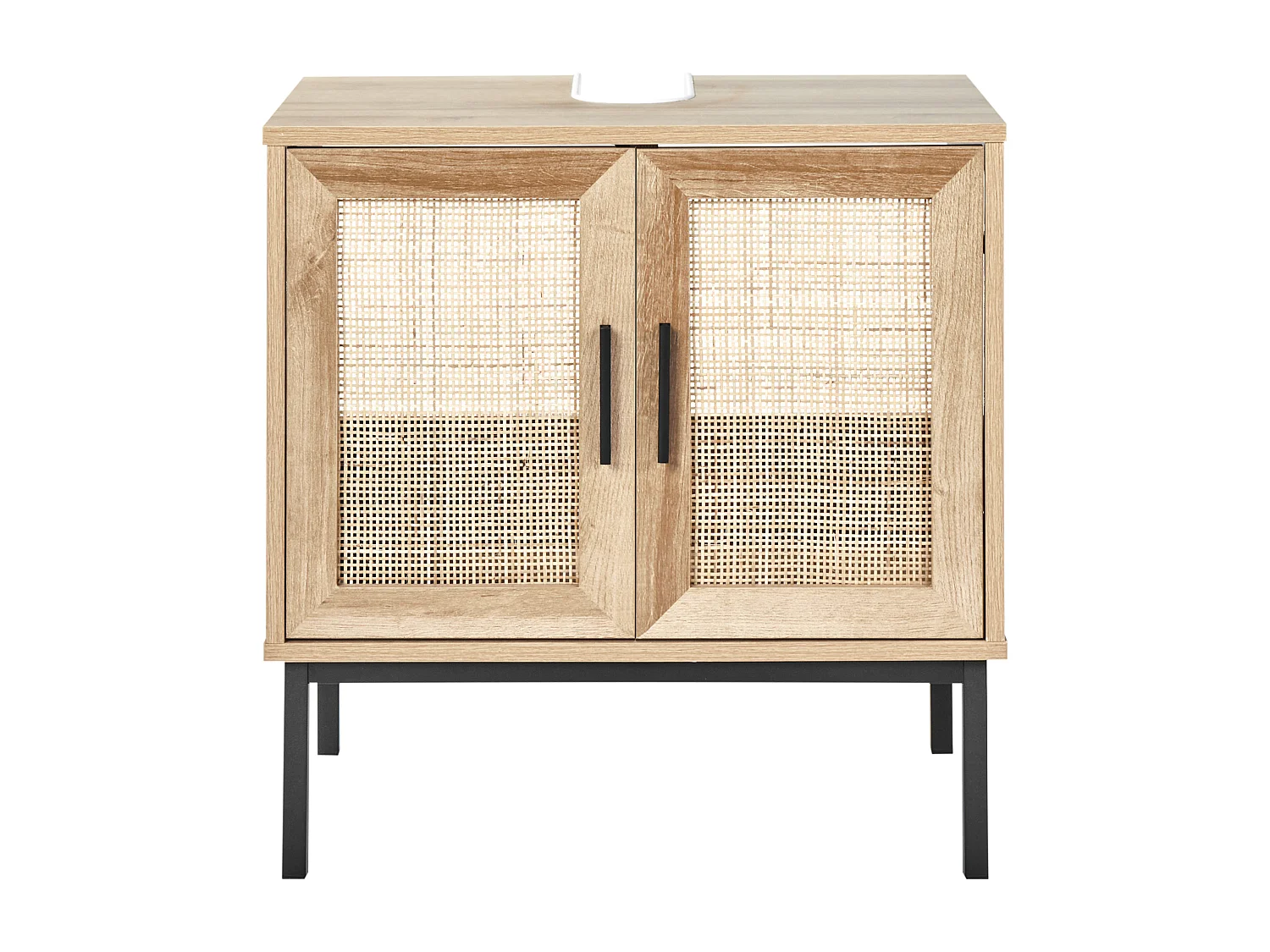 Meuble-lavabo ROSELL 60 cm Marron clair