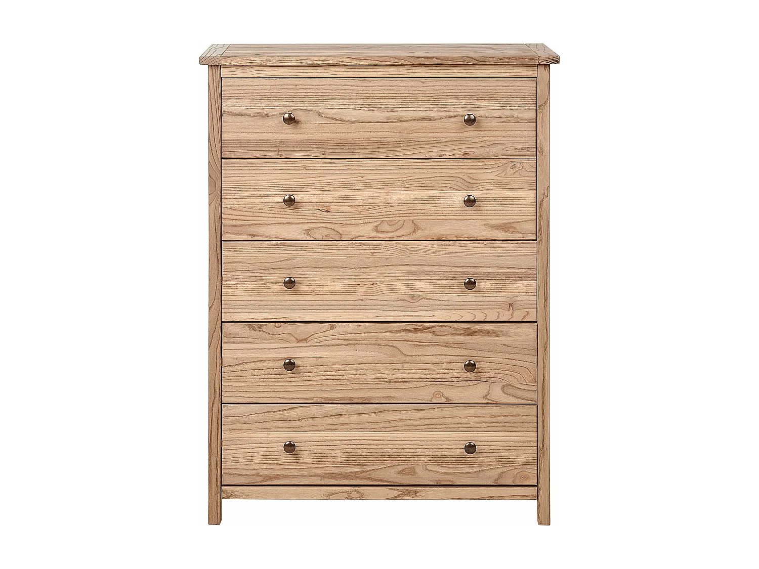 Commode à 5 tiroirs SALTON Sassafras Marron