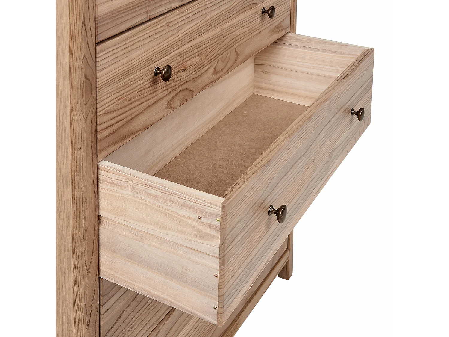 Commode à 5 tiroirs SALTON Sassafras Marron