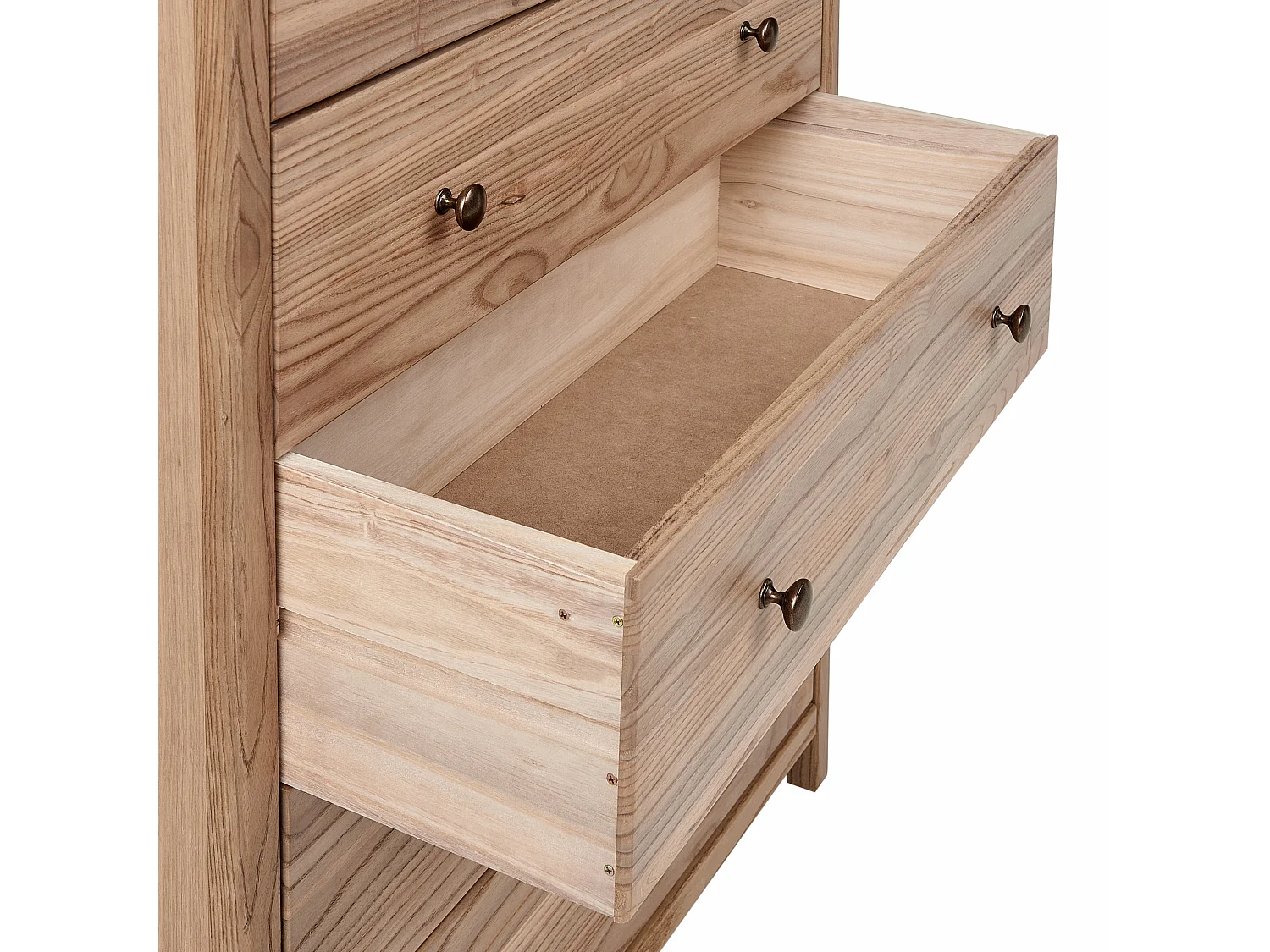 Commode à 5 tiroirs SALTON Sassafras Marron