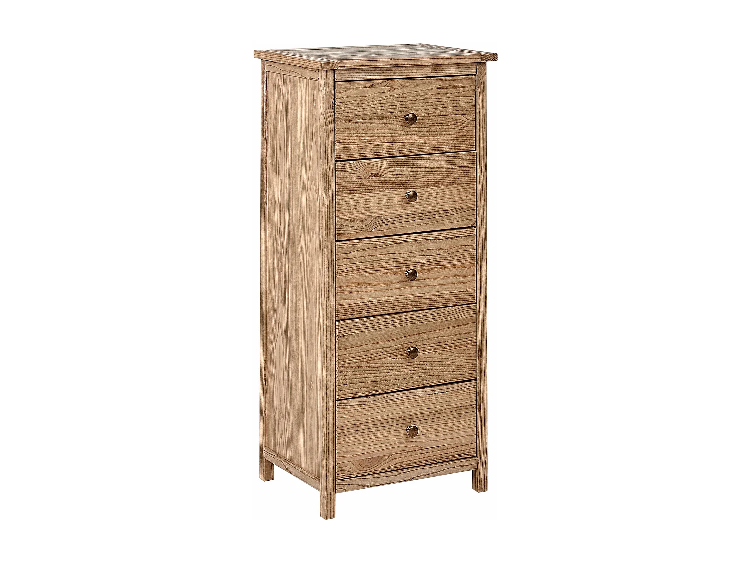 Ladekast 5 lades SALTON Hout Bruin