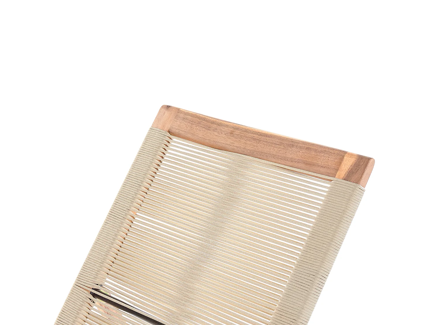 Sonnenliege PROSSEDI Akazienholz Beige