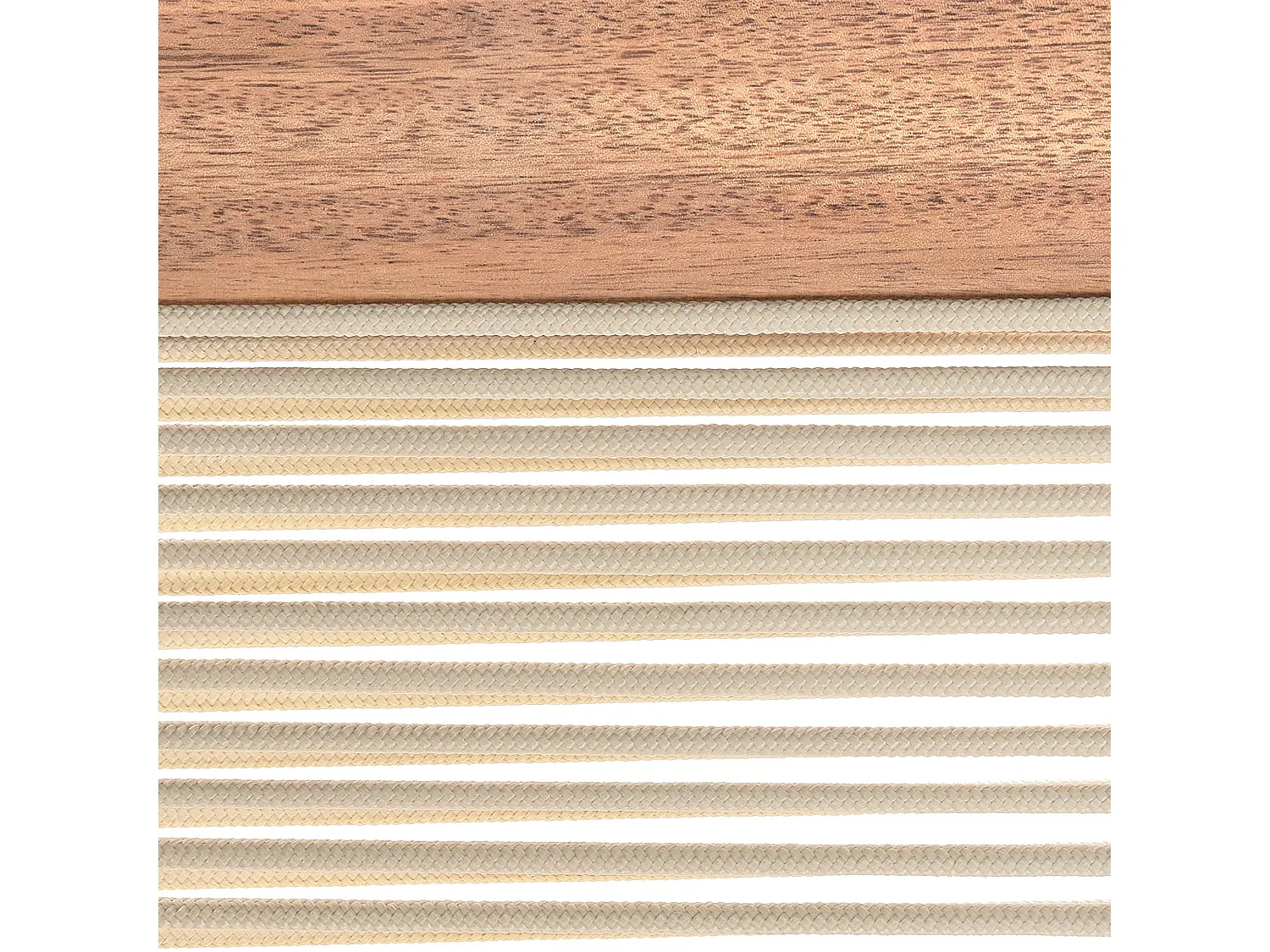 Sonnenliege PROSSEDI Akazienholz Beige