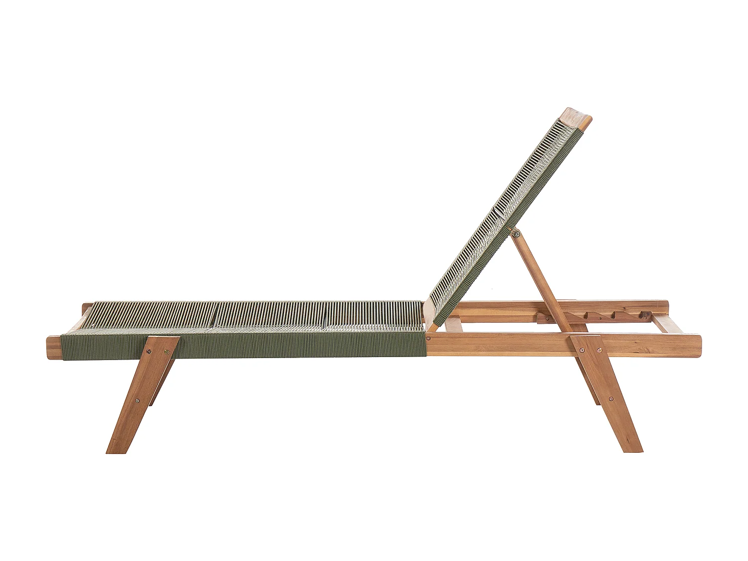Tumbona Madera de acacia Verde PROSSEDI