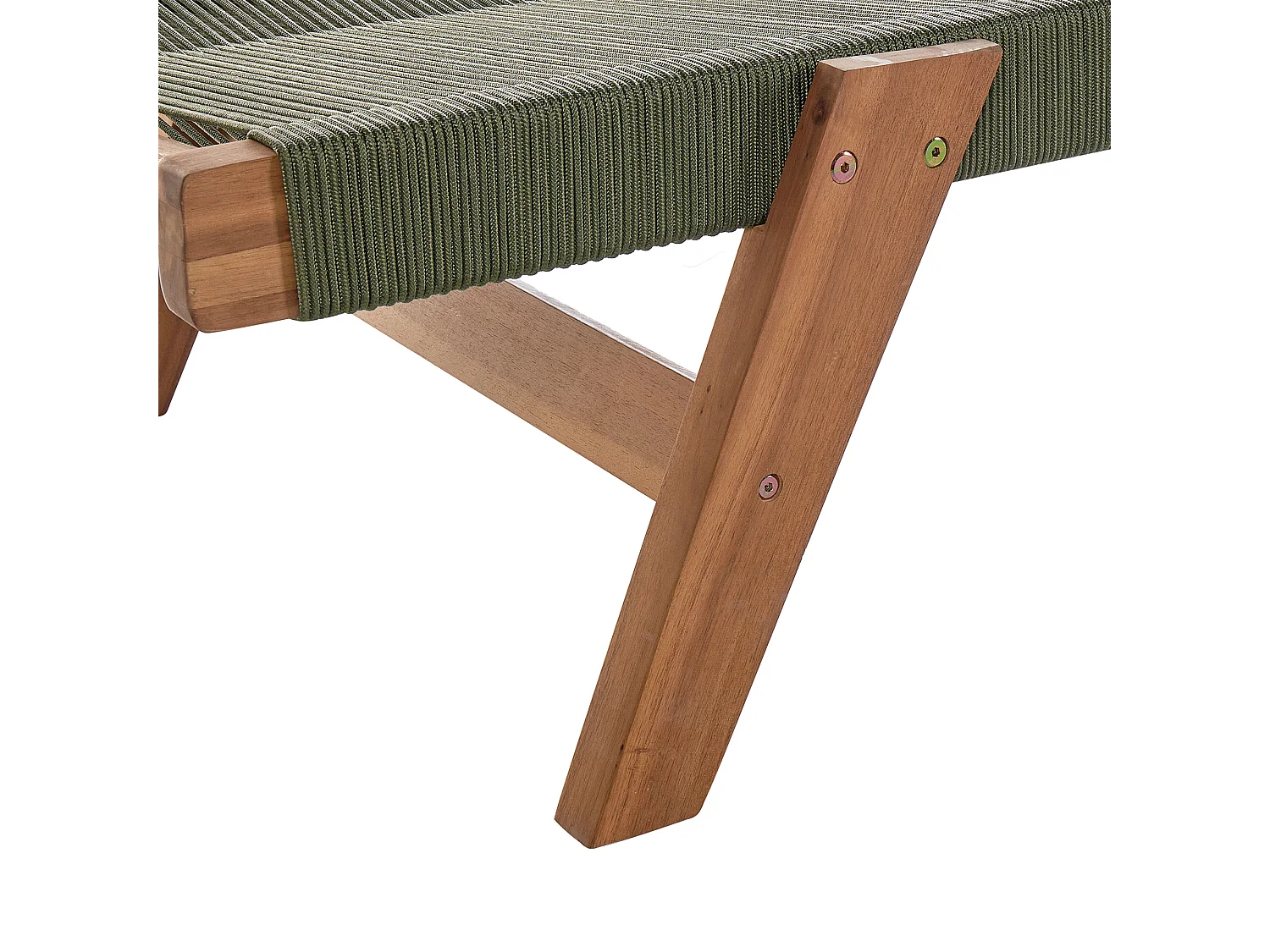 Tumbona Madera de acacia Verde PROSSEDI