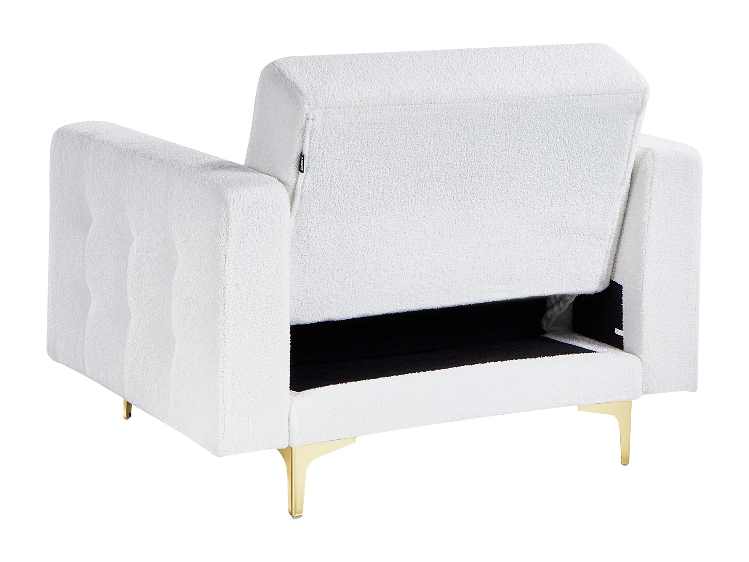 Fauteuil ABERDEEN Bouclé Gebroken wit