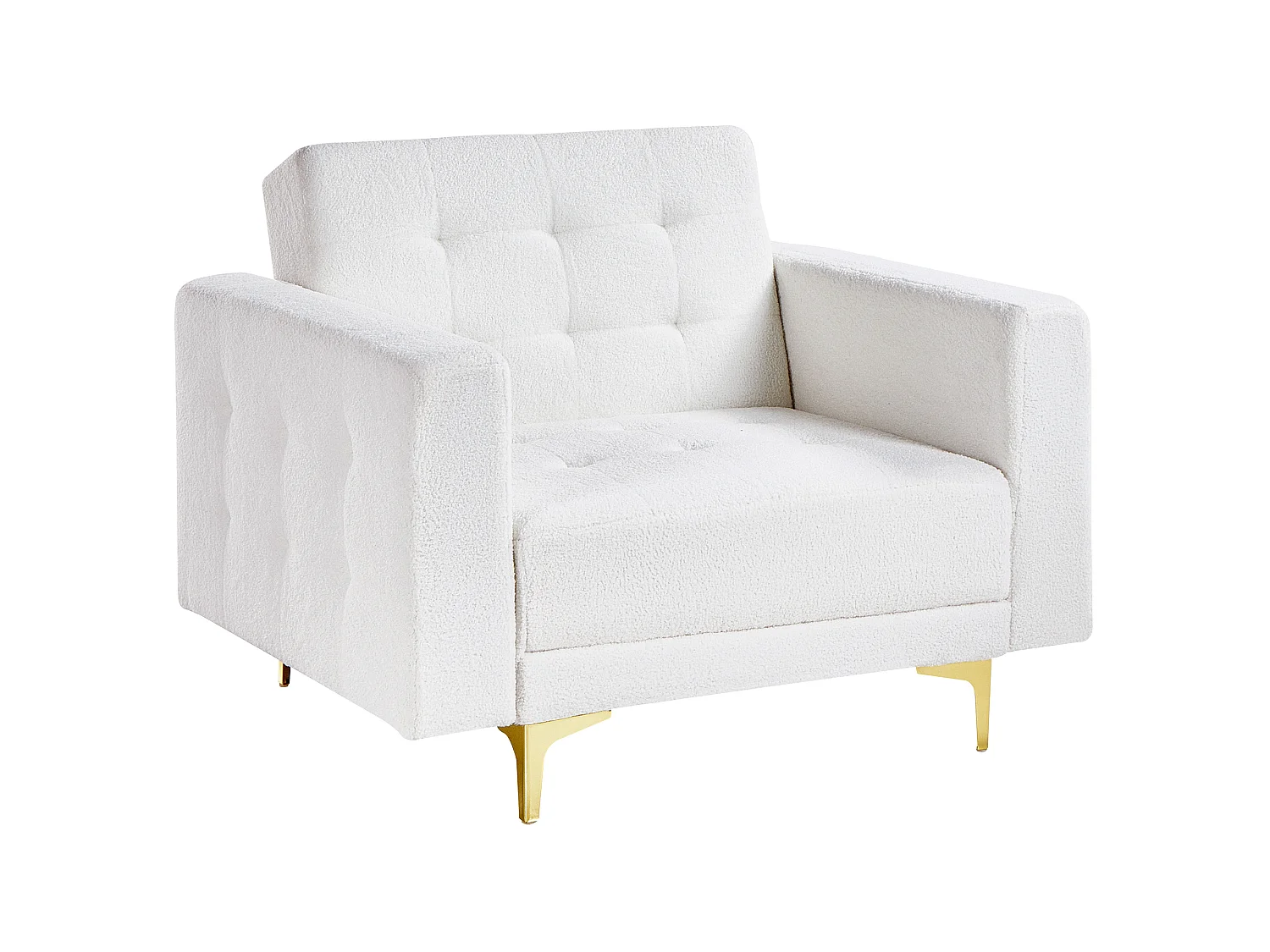 Fåtölj ABERDEEN Bouclé Off-White