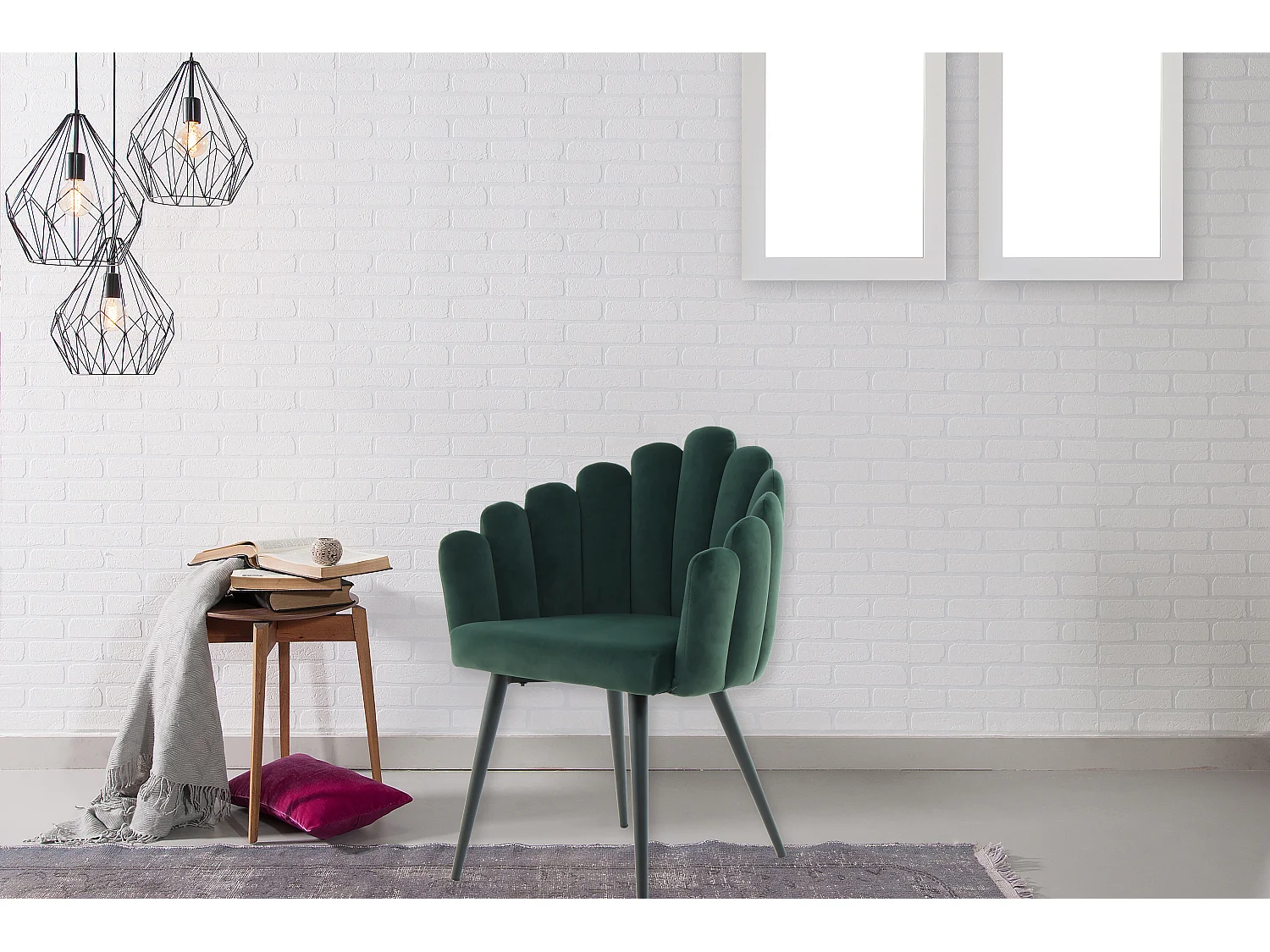 Chaise de salle à manger Jeane - Vert