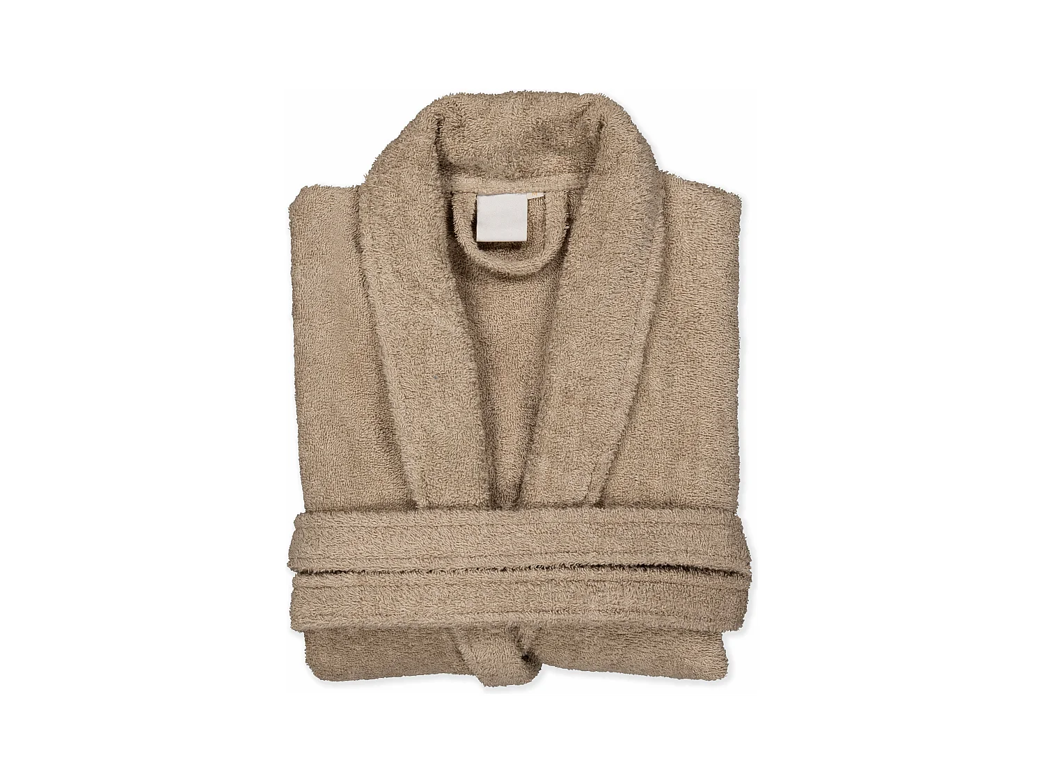 Peignoir unisexe - 100% coton - Peignoir éponge - Sable - L